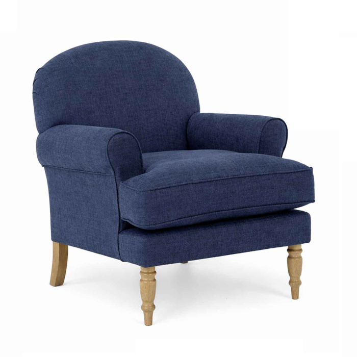 Sessel Nevada - Leinen festgepolstert von Flamant